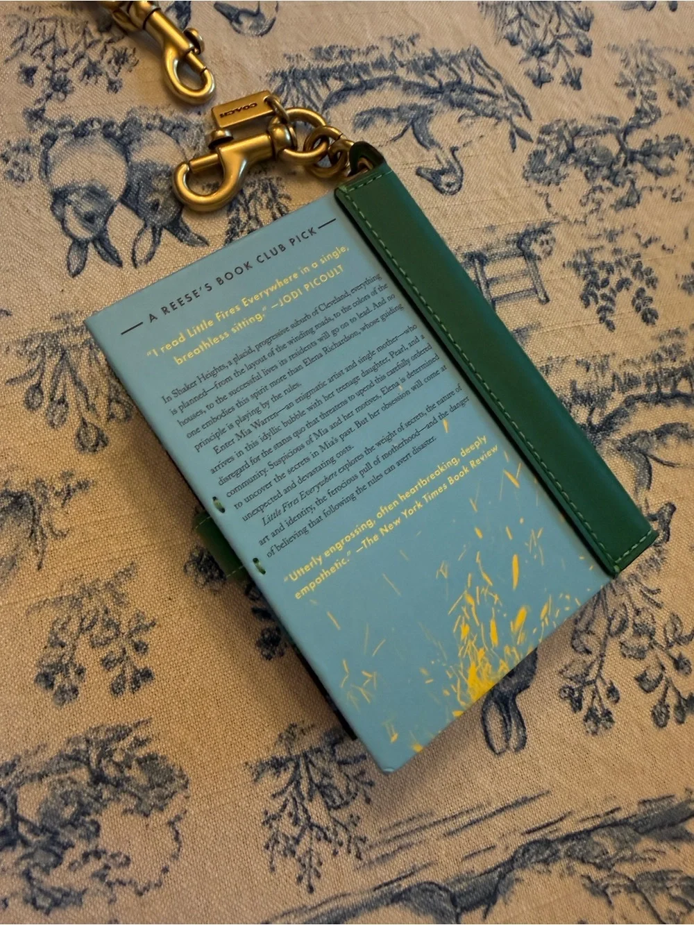 Coach Little Fires Everywhere book charm
